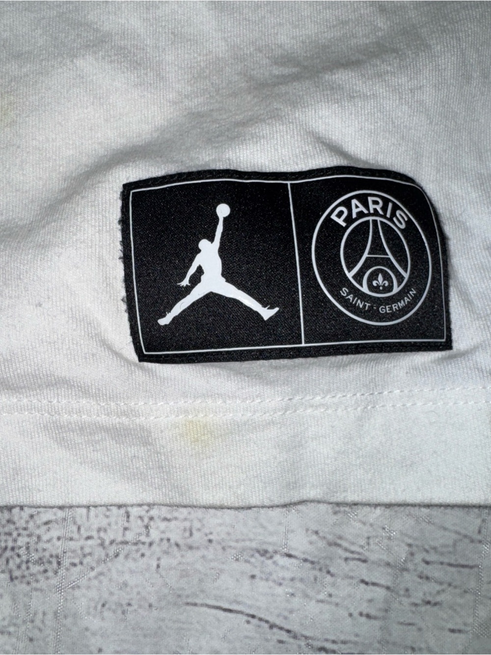 Nike Air Jordan Jordan x Paris Saint Germain Jumpman Logo T-Shirt L - Picture 2 of 3